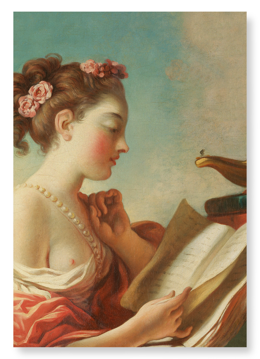 ALLEGORY OF VIGILANCE (C.1772): Painting Art Print