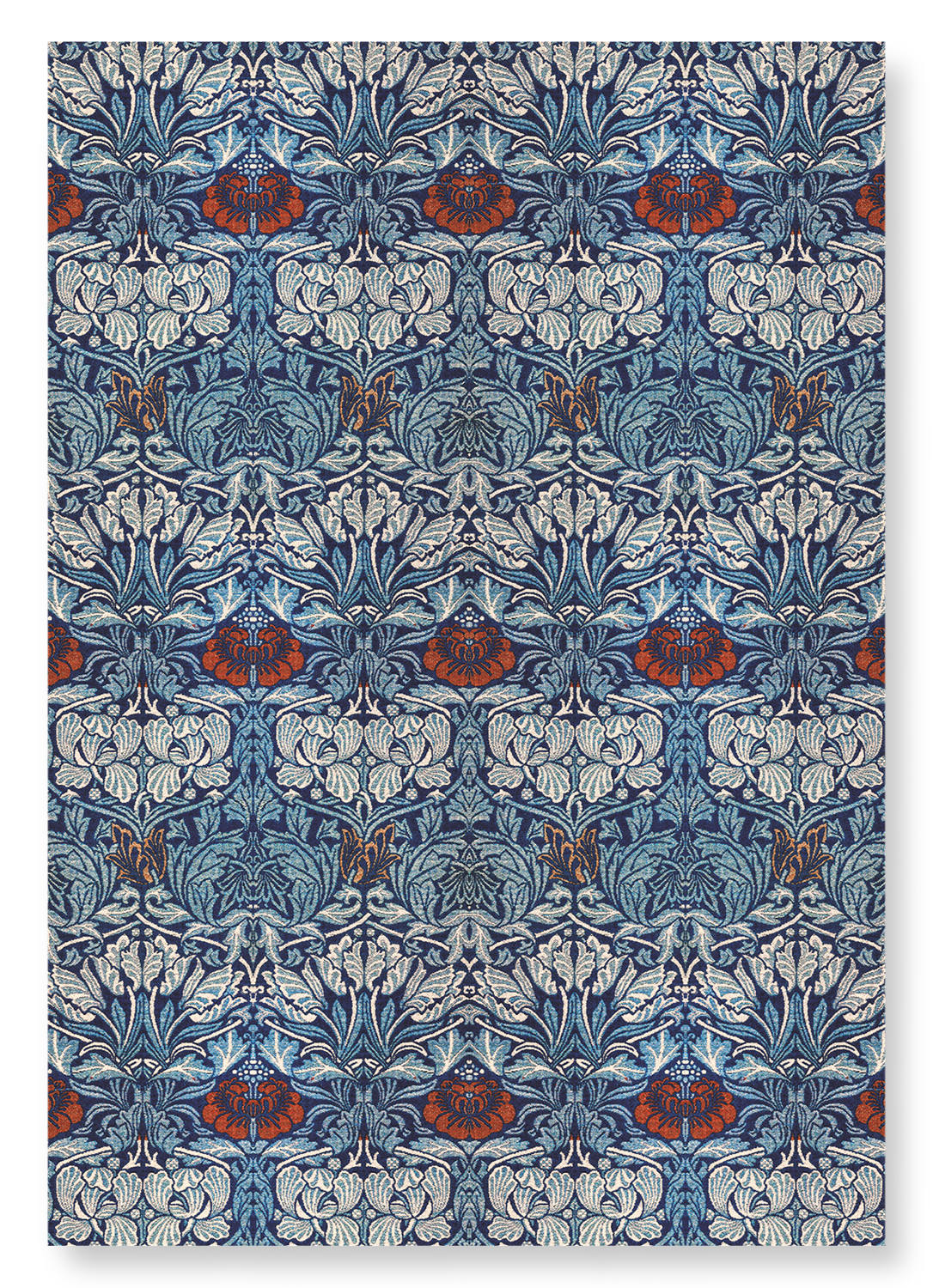 TULIP AND ROSE (1890): Pattern Art Print