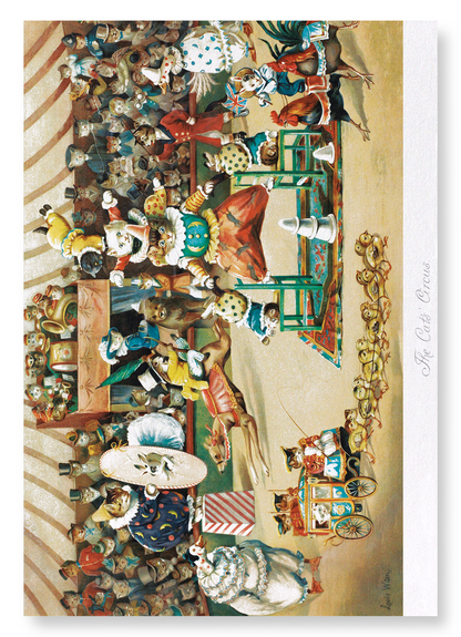 CAT CIRCUS: Painting Art Print