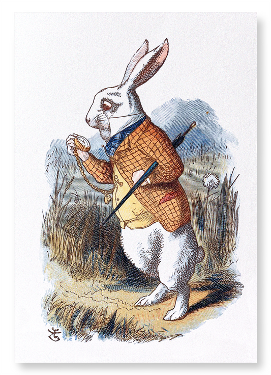 WHITE RABBIT (1865): Painting Art Print
