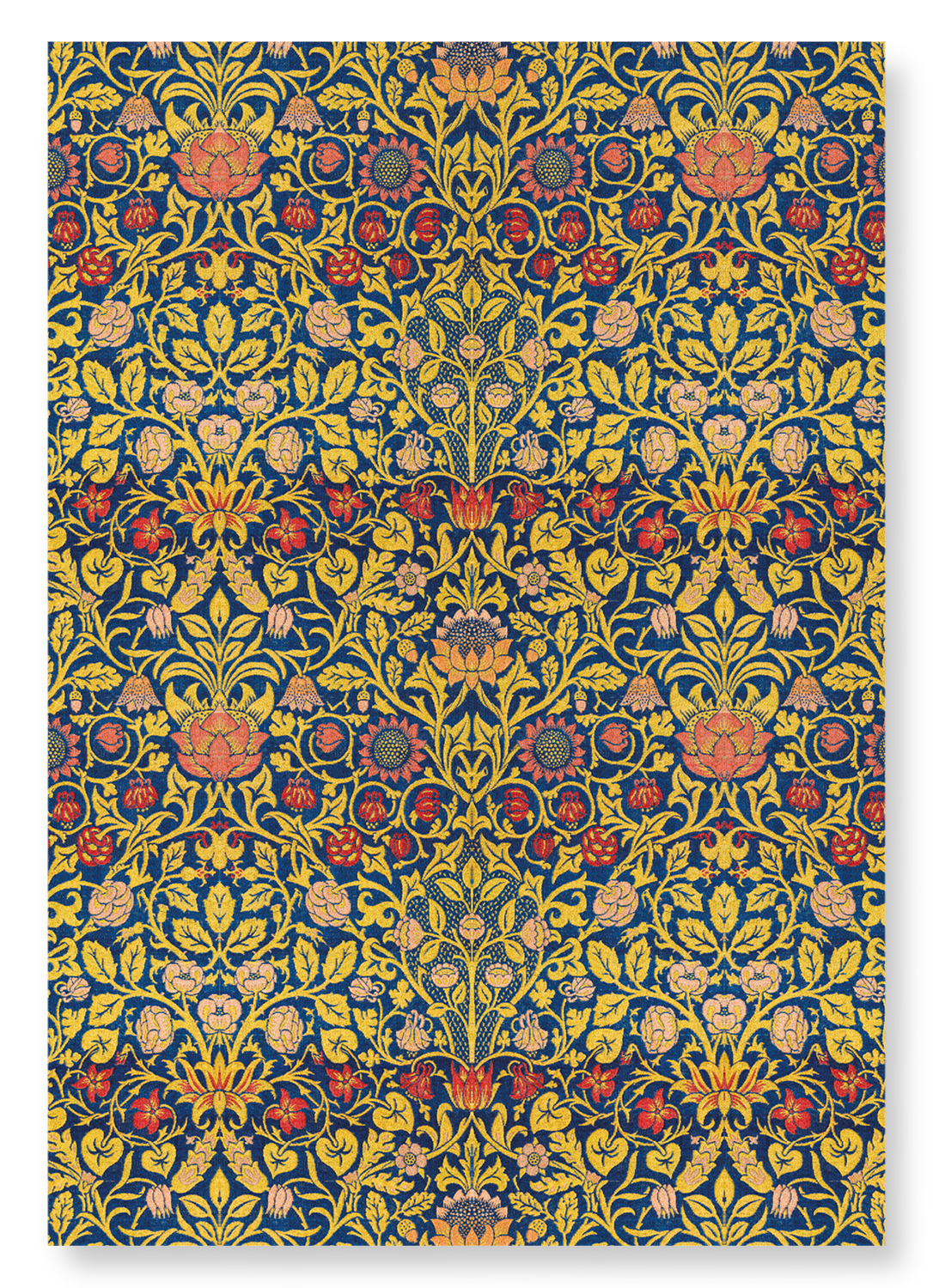 VIOLET AND COLUMBINE (1883): Pattern Art Print
