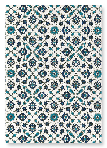 PERSIAN FLORAL DESIGN (C.1890): Pattern Art Print