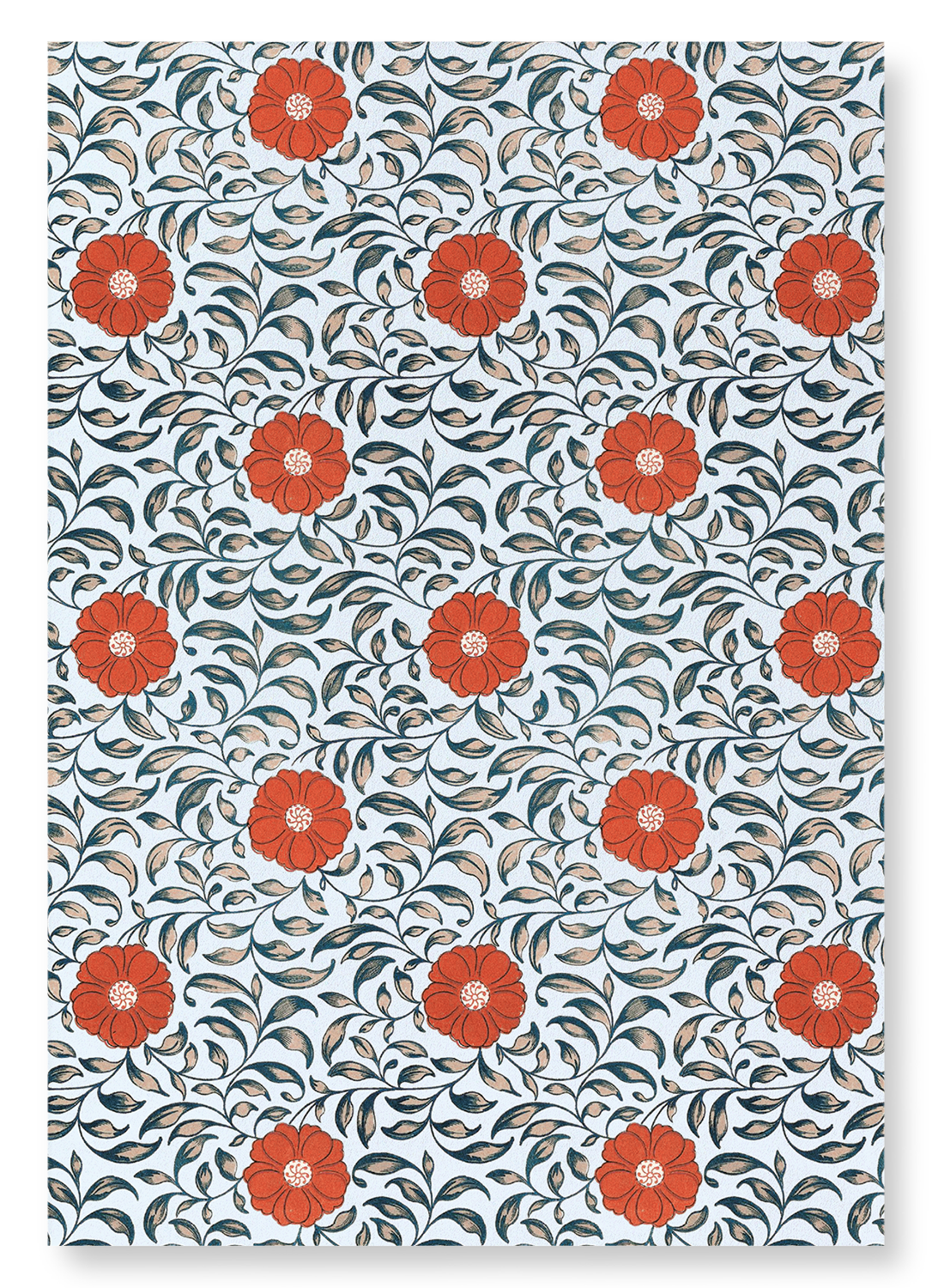 RED CAMELLIA : Pattern Art Print