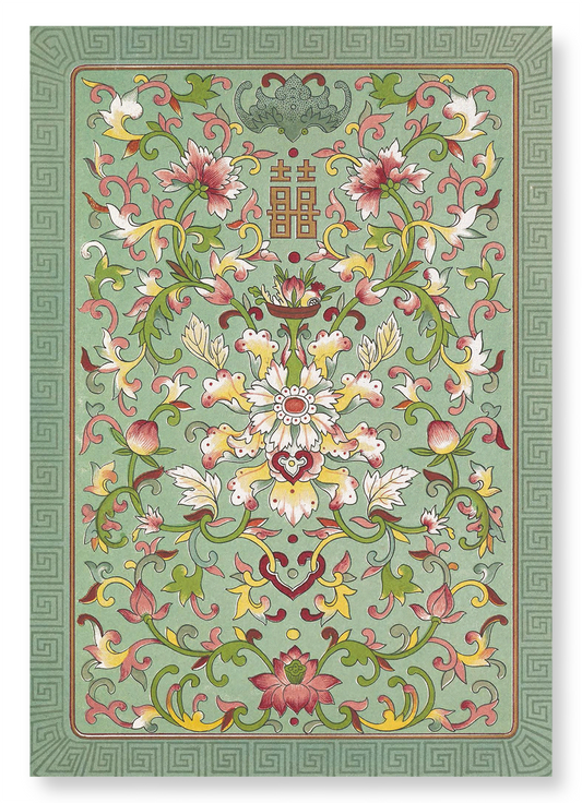 CHINESE AUSPICIOUS SYMBOLS : Pattern Art Print