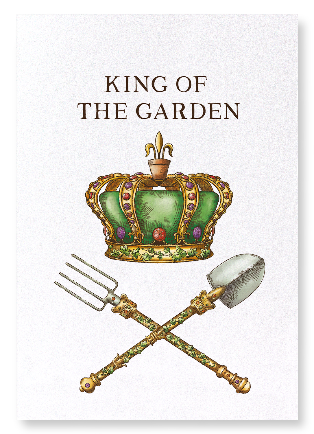 KING OF THE GARDEN: Victorian Art Print