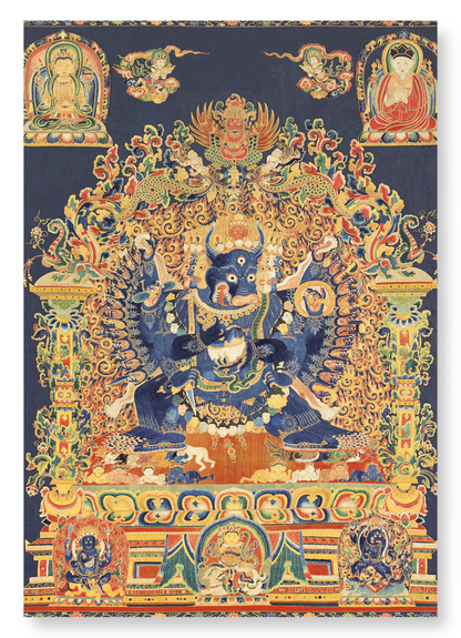 VAJRABHAIRAVA (EARLY 15TH C.): Painting Art Print
