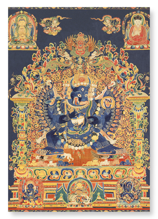 VAJRABHAIRAVA (EARLY 15TH C.): Painting Art Print