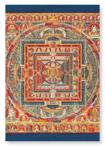 MANDALA OF MANJUVAJRA (LATE 14TH C.): Painting Art Print