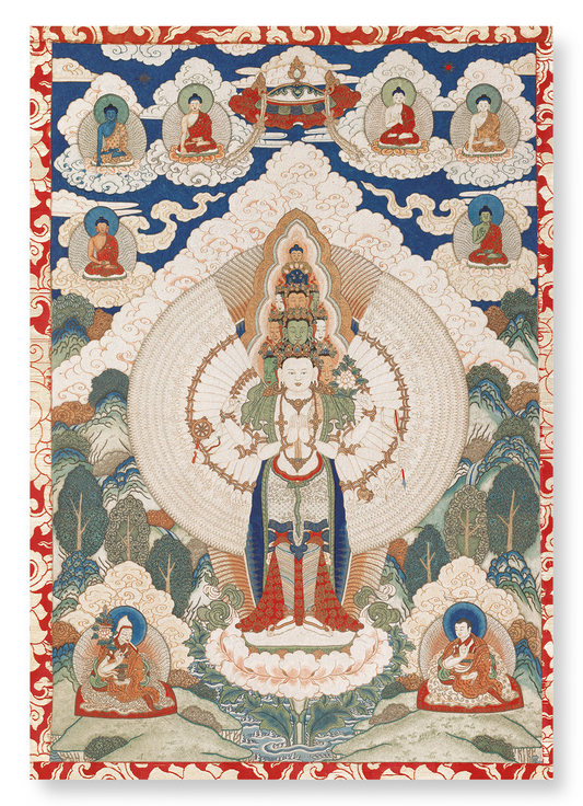 ELEVEN HEADED GUANYIN (1778): Painting Art Print