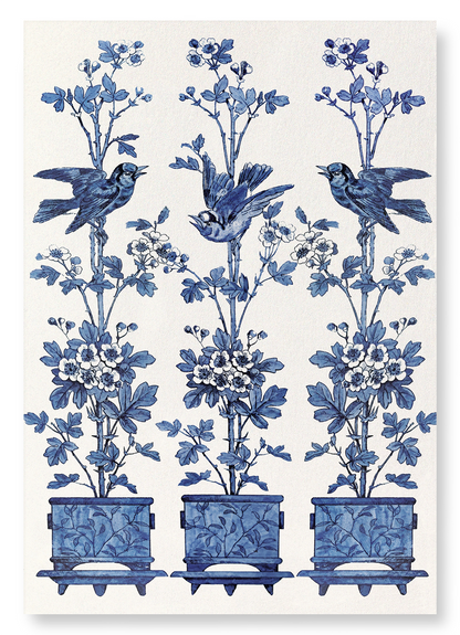MINTON TILES BIRDS AND FLOWERS (LATE 19TH C.): Painting Art Print