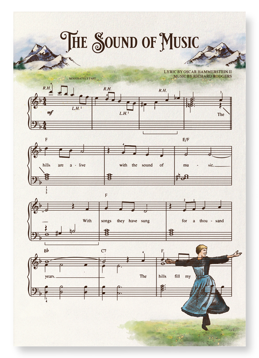SOUND OF MUSIC: Victorian Art Print