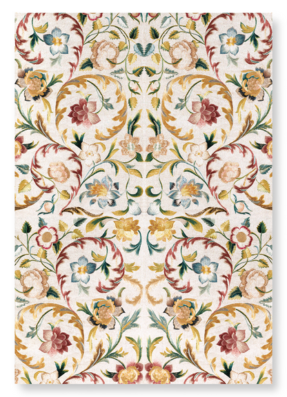 ITALIAN EMBROIDERED PANEL (19TH C): Pattern Art Print