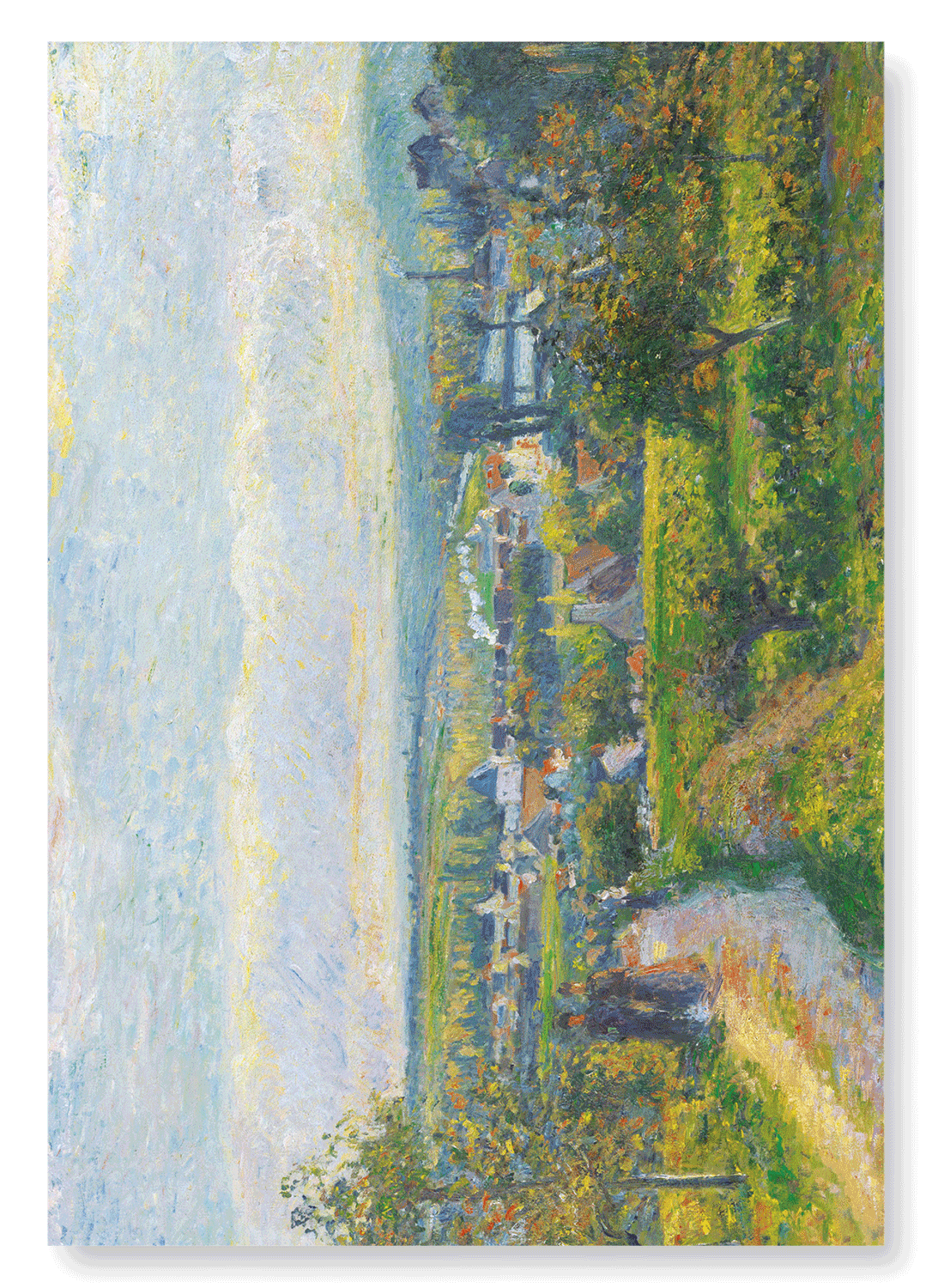 VIEW OF SAINT-OUEN-L'AUMÔNE (1876): Painting Art Print