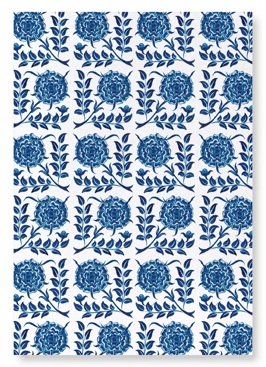 TUDOR ROSE BY DE MORGAN (C.1888-1897): Pattern Art Print