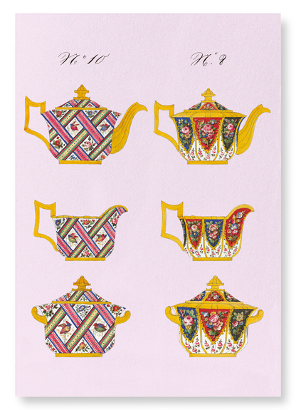 FRENCH TEA SET C (C. 1825-1850): Painting Art Print