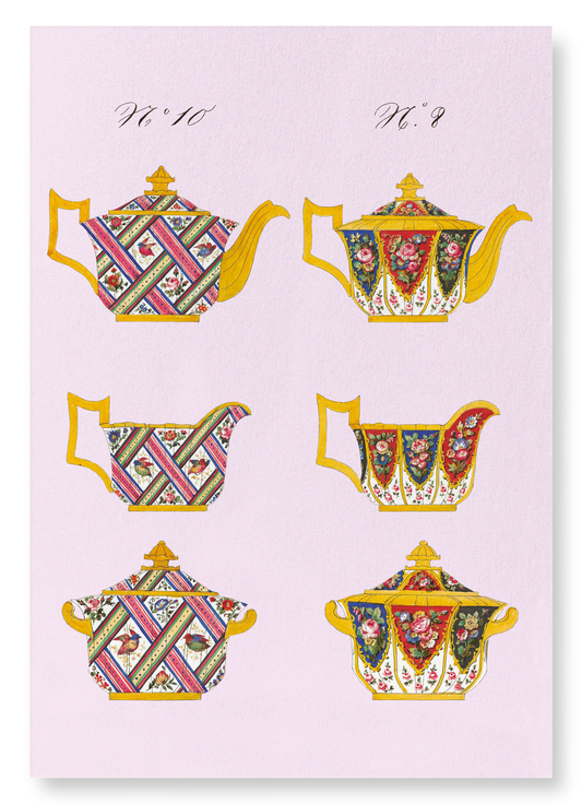 FRENCH TEA SET C (C. 1825-1850): Painting Art Print