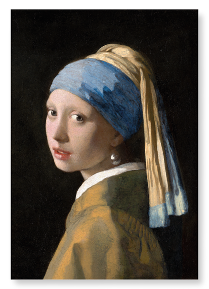 GIRL WITH A PEARL EARRING (C. 1665): Painting Art Print