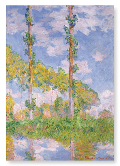 POPLARS IN THE SUN (1891): Painting Art Print