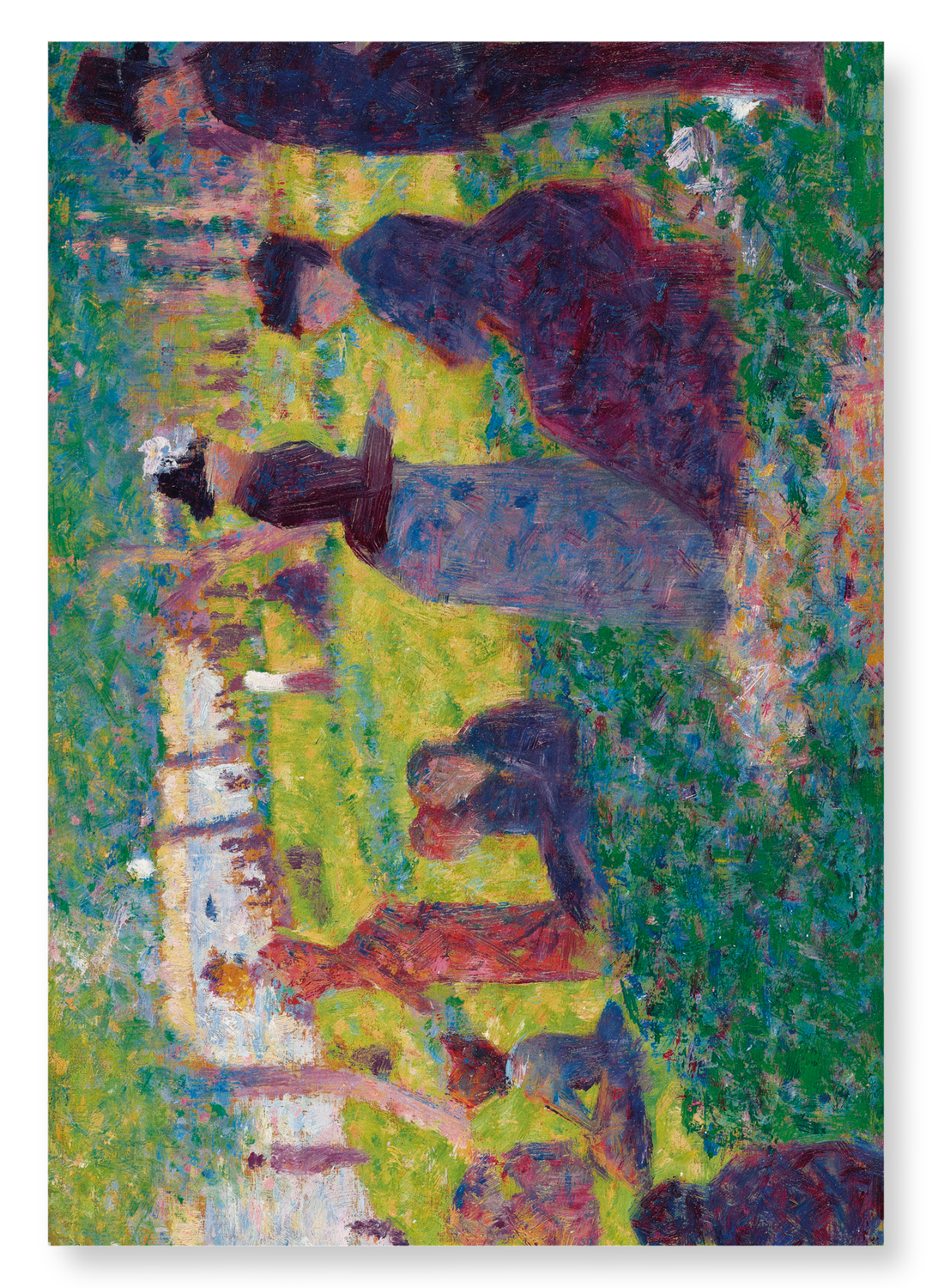 A SUNDAY ON LA GRANDE JATTE (1884): Painting Art Print
