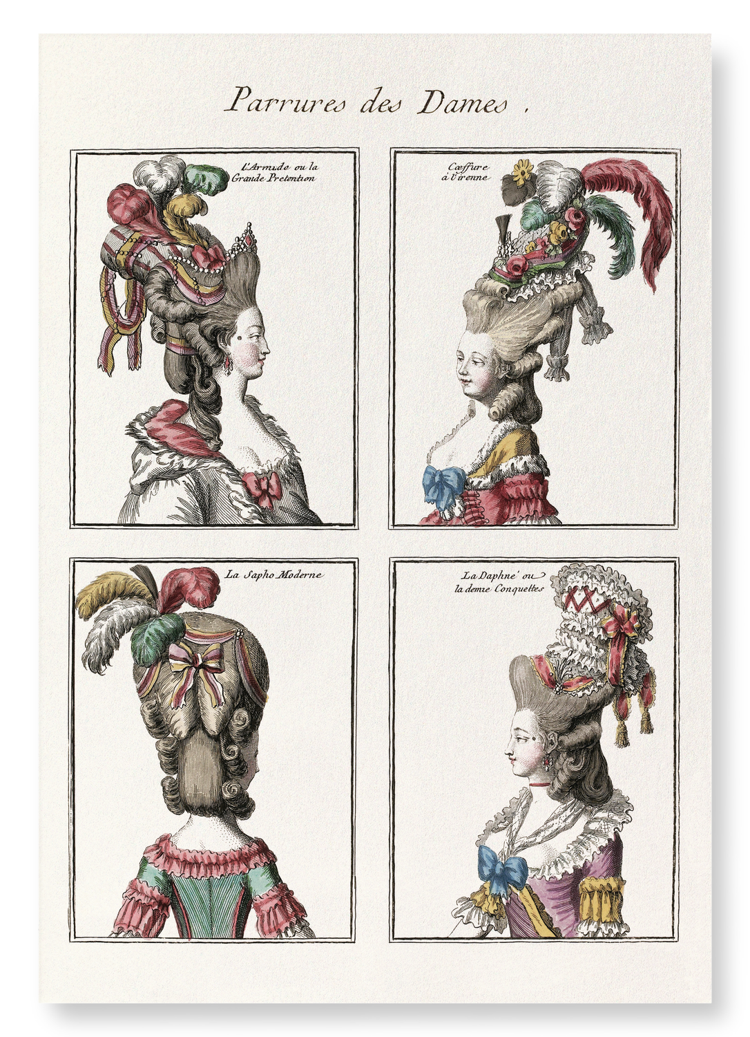 LA PARURE DES DAMES (1776): Painting Art Print