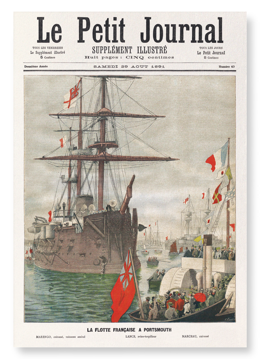 COVER OF LE PETIT JOURNAL (1891): Painting Art Print