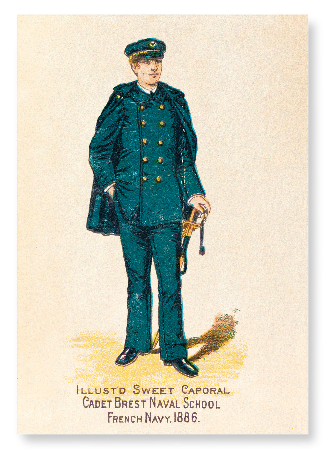 FRENCH MILITARY SERIES CADET (1886): Painting Art Print