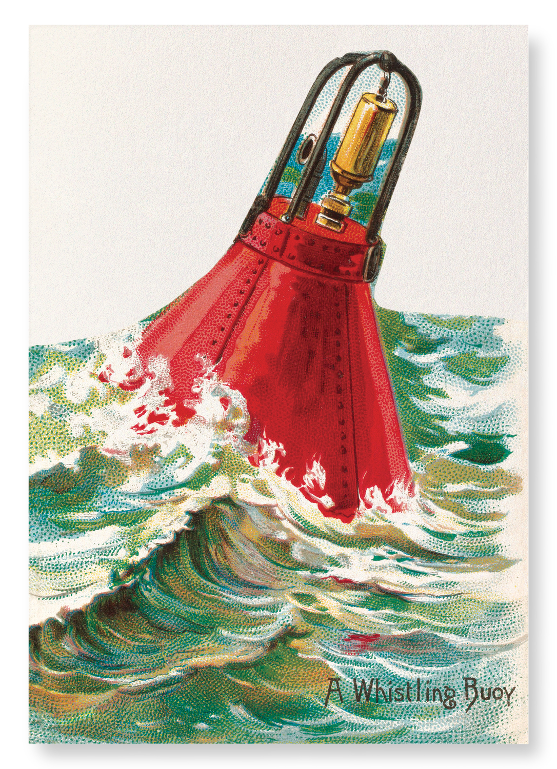 WHISTLING BUOY (1889): Painting Art Print