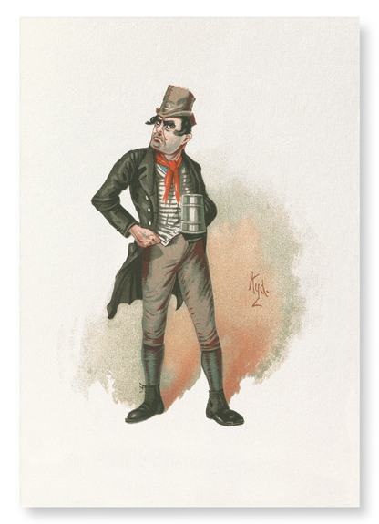 BILL SIKES (1889): Painting Art Print