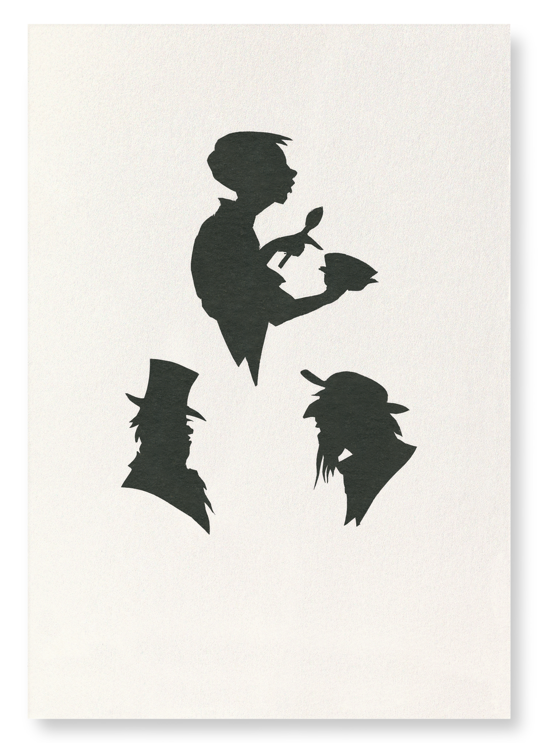 OLIVER TWIST SILHOUETTES: Painting Art Print