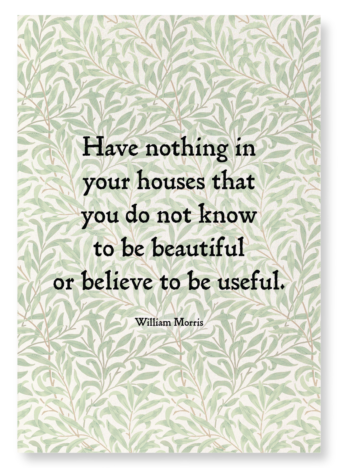 BEAUTIFUL HOUSE BY WILLIAM MORRIS: Victorian Art Print