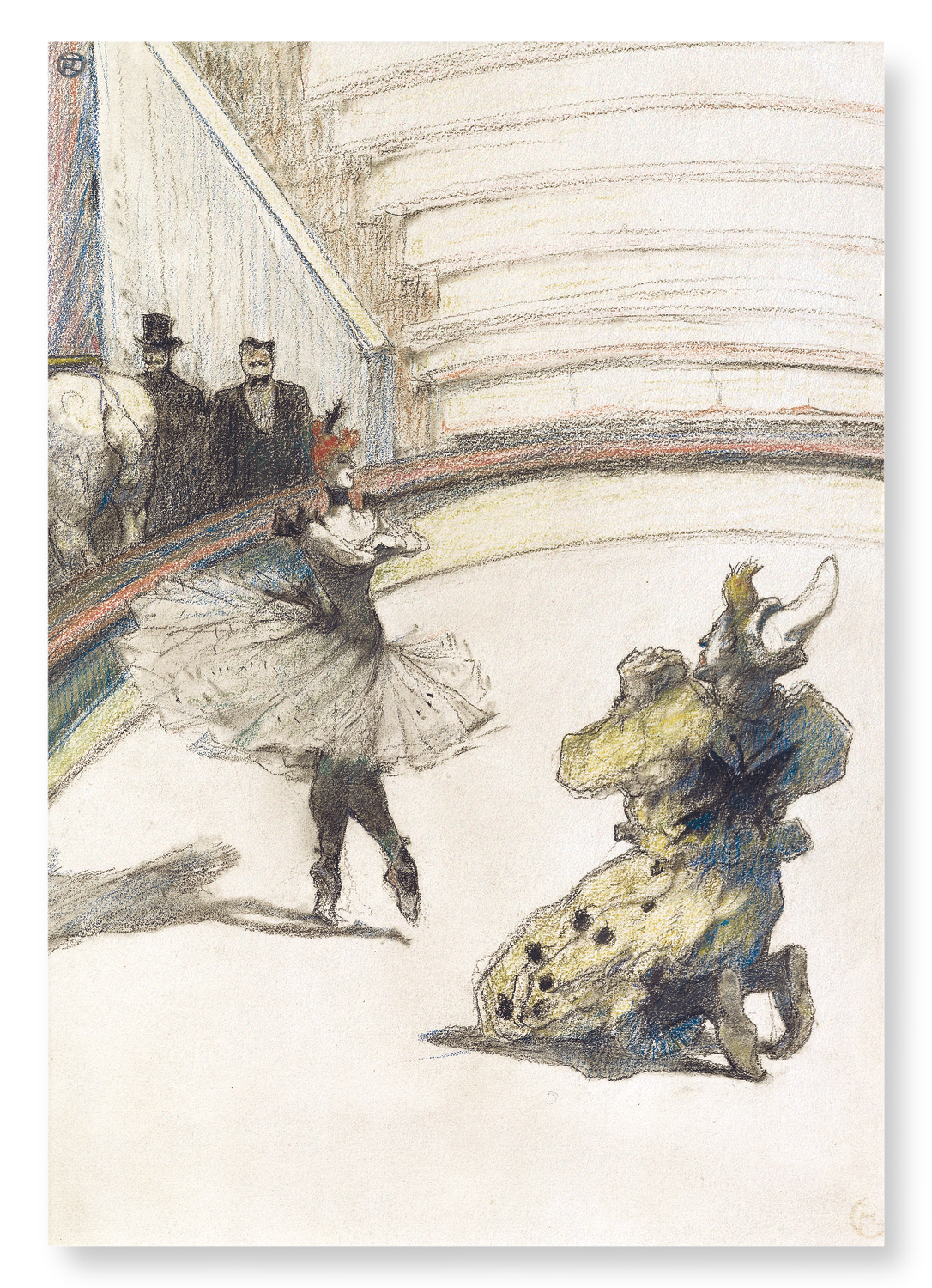 AT THE CIRCUS: THE ENCORE (1899): Painting Art Print