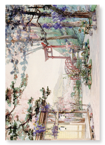SET DESIGN FOR MADAMA BUTTERFLY (1906): Painting Art Print