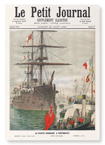 COUVERTURE DU PETIT JOURNAL (1891): Painting Art Print