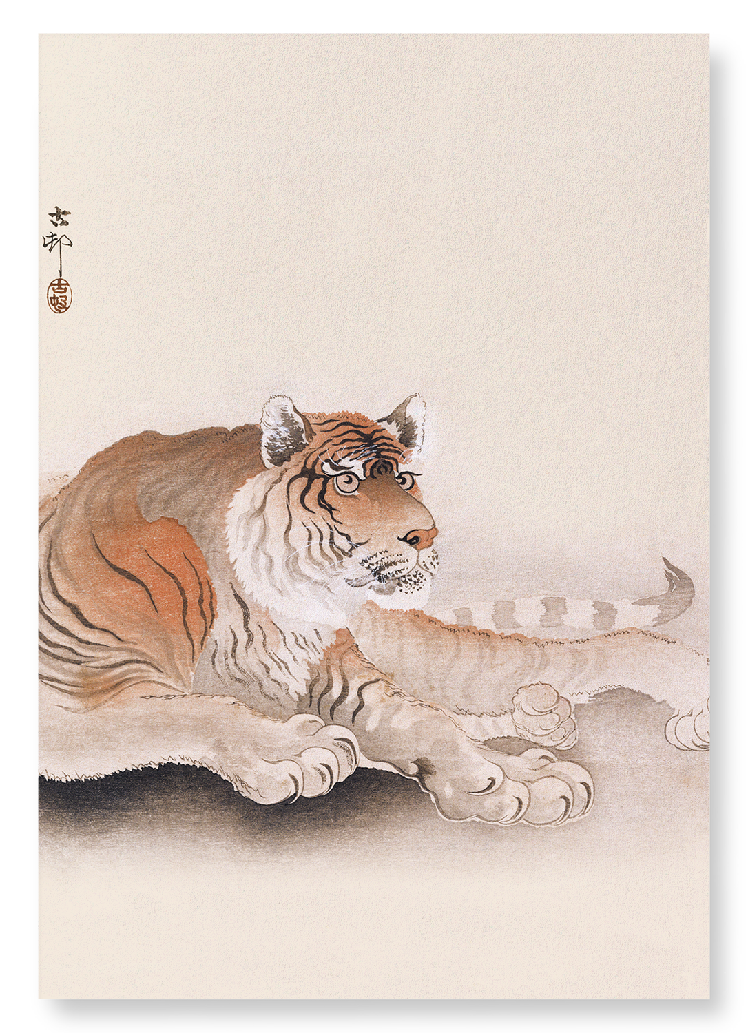 TIGER: Japanese Art Print