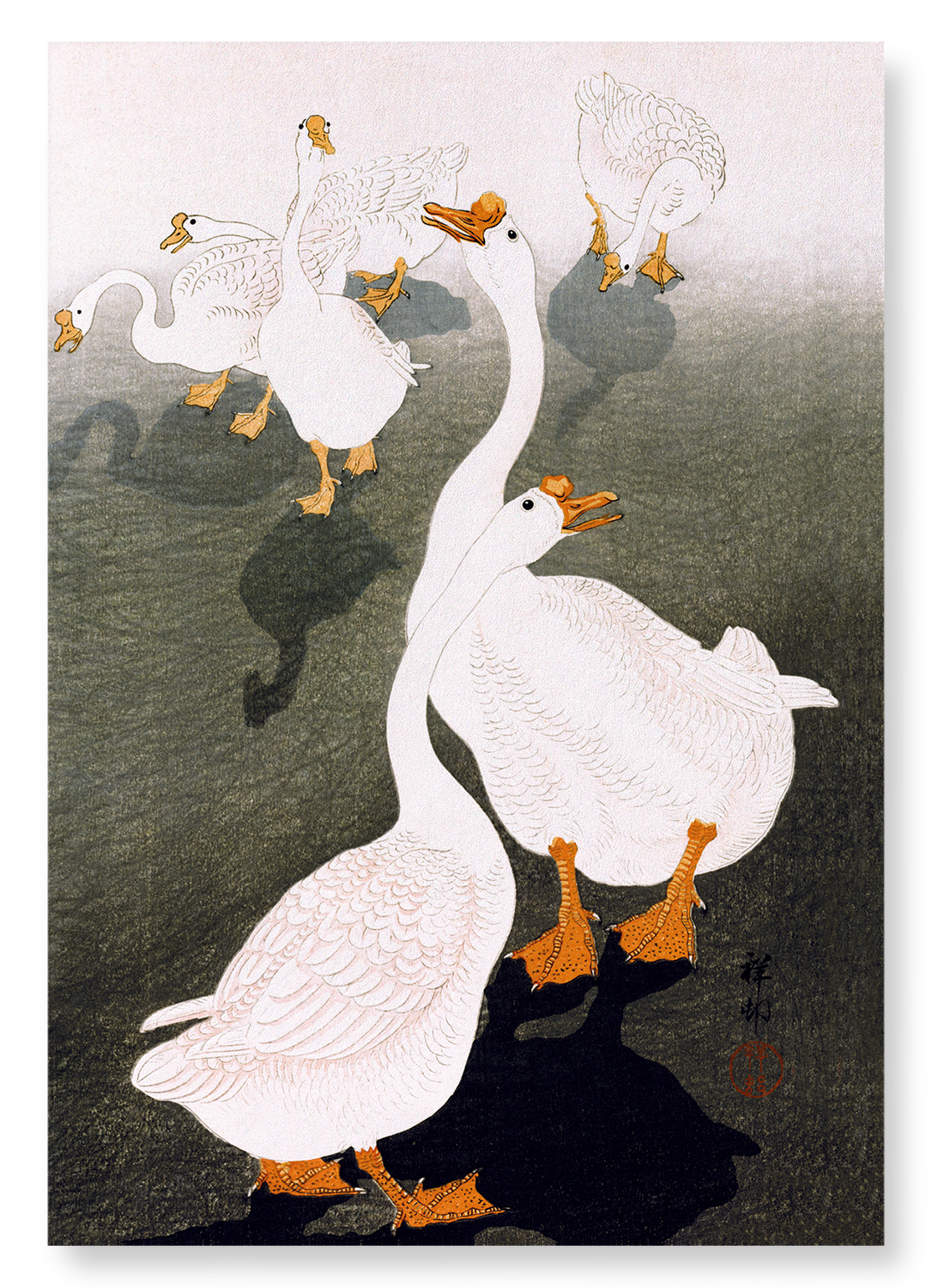 GEESE: Japanese Art Print