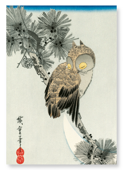 OWL: Japanese Art Print