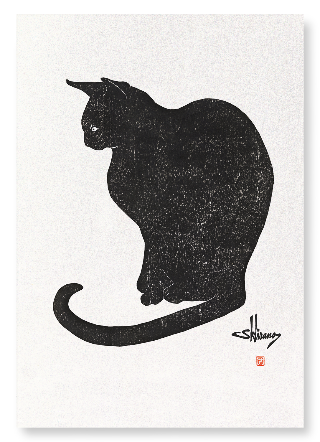 CAT NO.5: Japanese Art Print