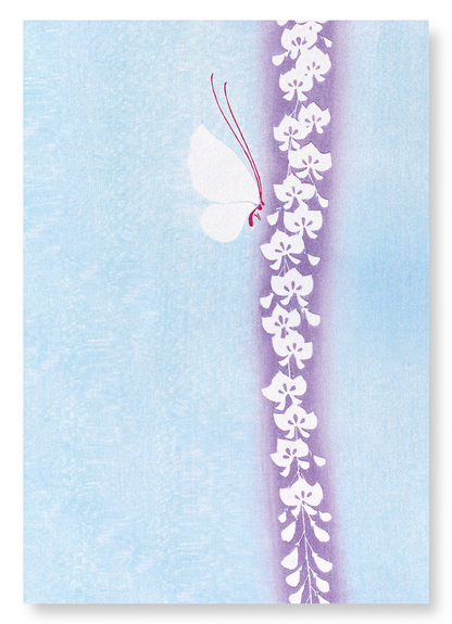 WHITE BUTTERFLY: Japanese Art Print