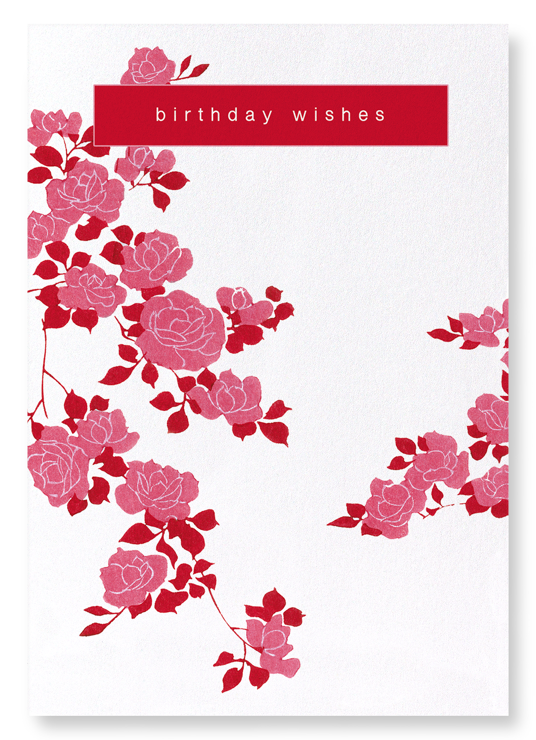 PINK BIRTHDAY ROSES: Japanese Art Print