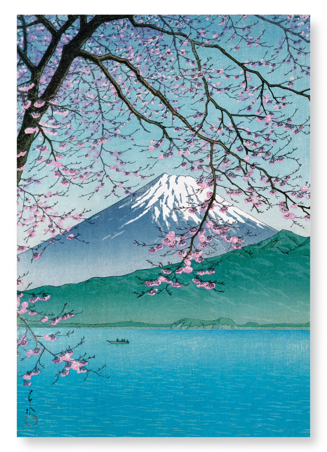 MOUNT FUJI IN SPRINGTIME (1937): Japanese Art Print