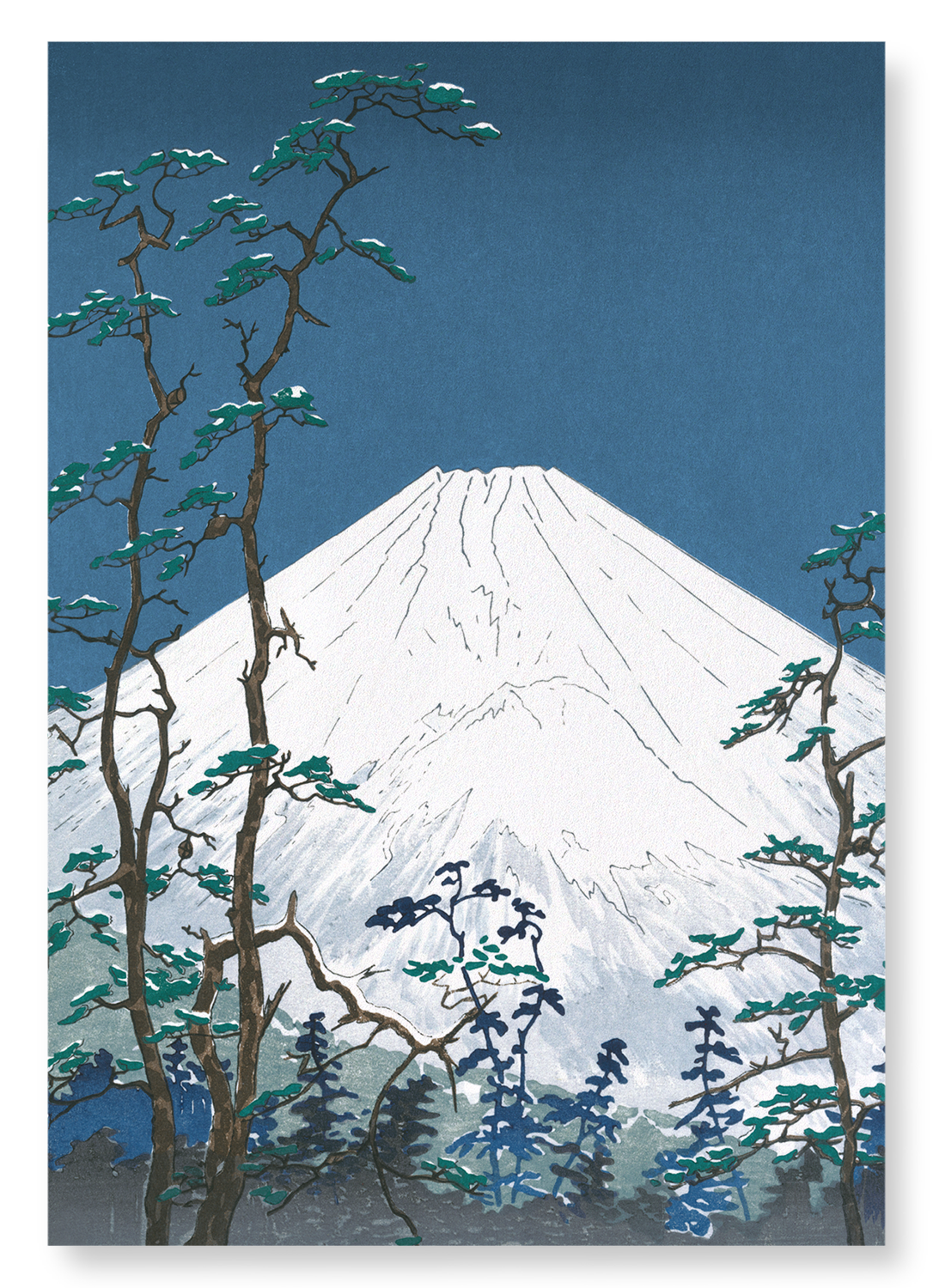 MOUNT FUJI IN HAKONE: Japanese Art Print