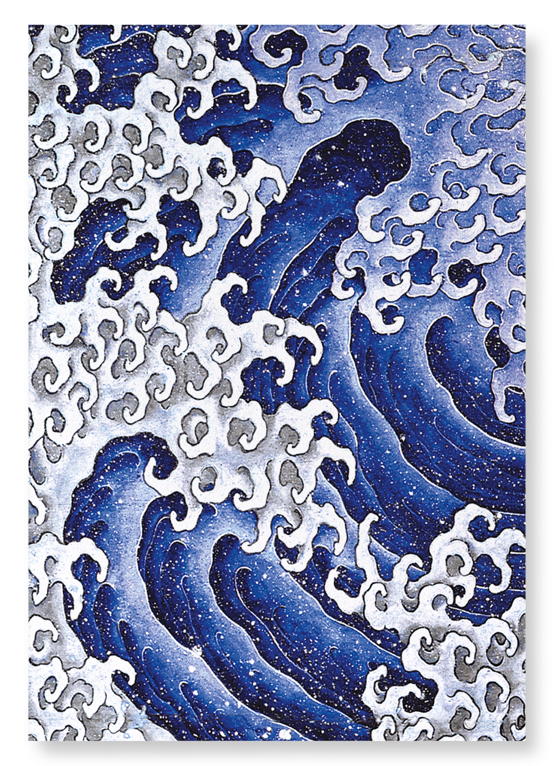 MASCULINE WAVES: Japanese Art Print