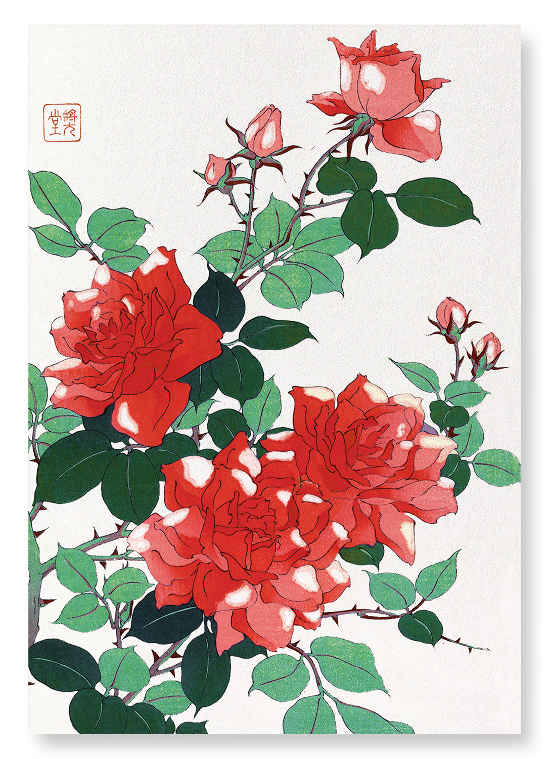 ROSES: Japanese Art Print