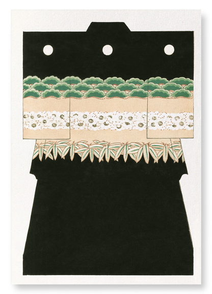 KIMONO OF PINE, BAMBOO, AND PLUM (1899): Japanese Art Print