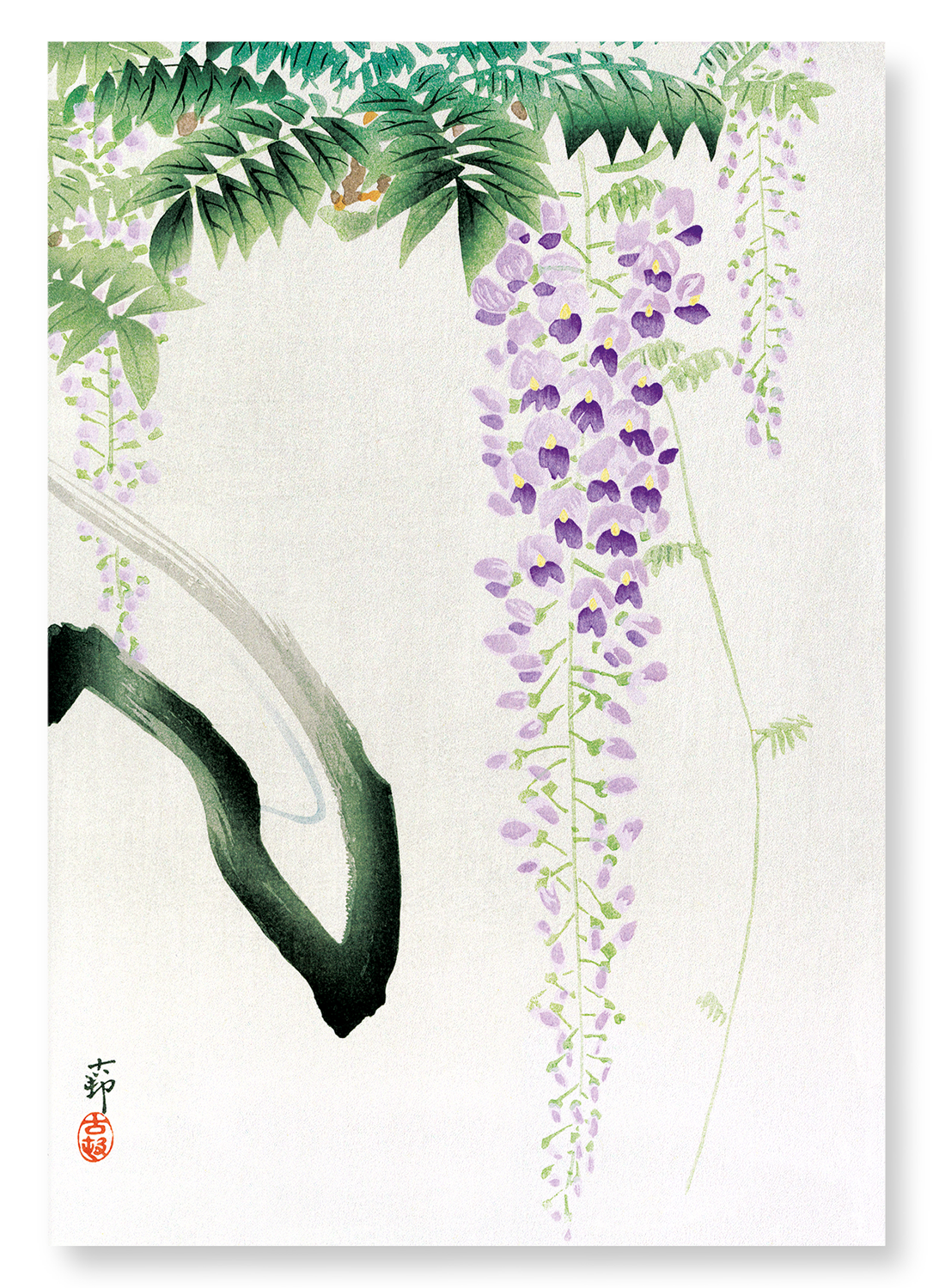 WISTERIA: Japanese Art Print