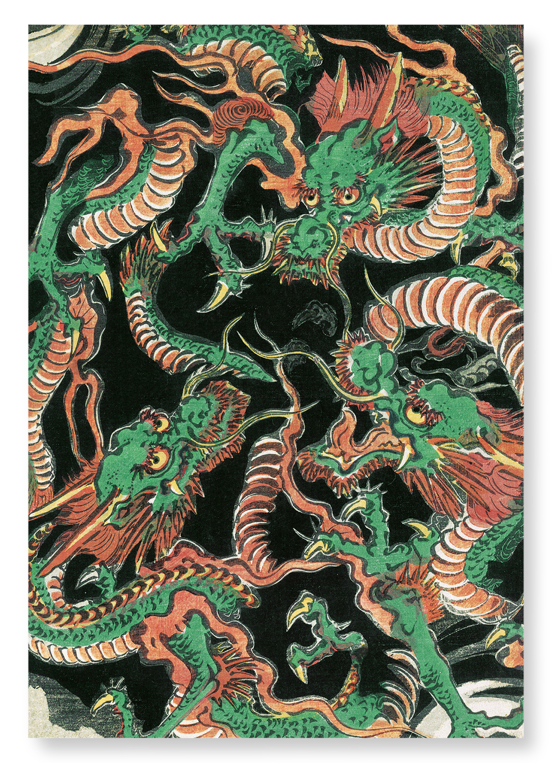 THREE DRAGONS: Japanese Art Print