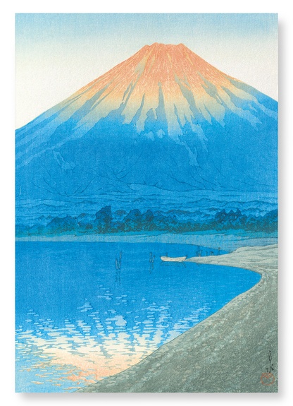 DAWN ON LAKE YAMANAKA: Japanese Art Print