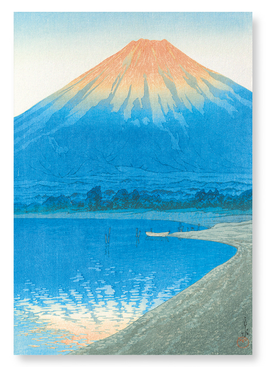 DAWN ON LAKE YAMANAKA: Japanese Art Print
