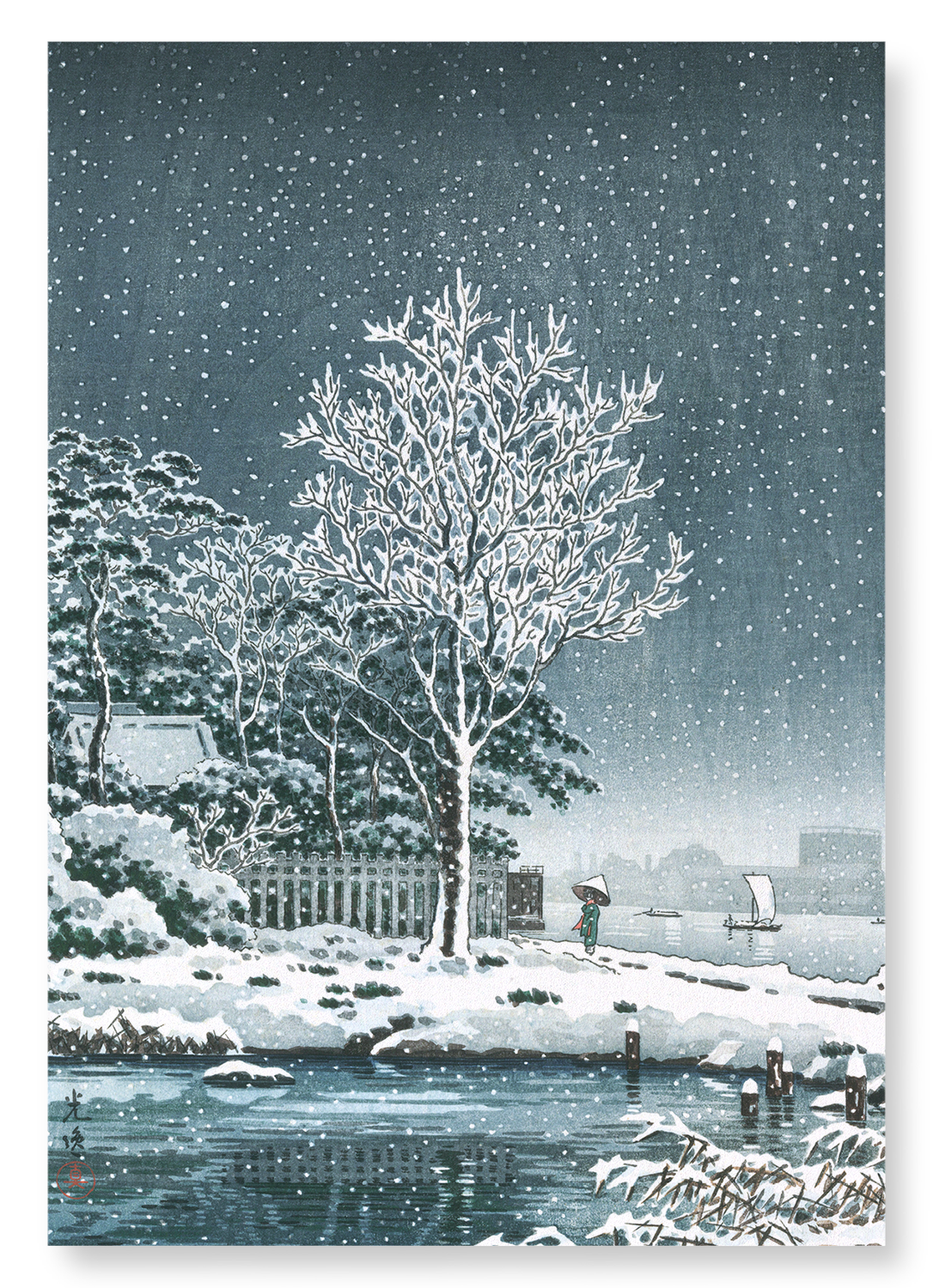 SUIJIN FOREST: Japanese Art Print