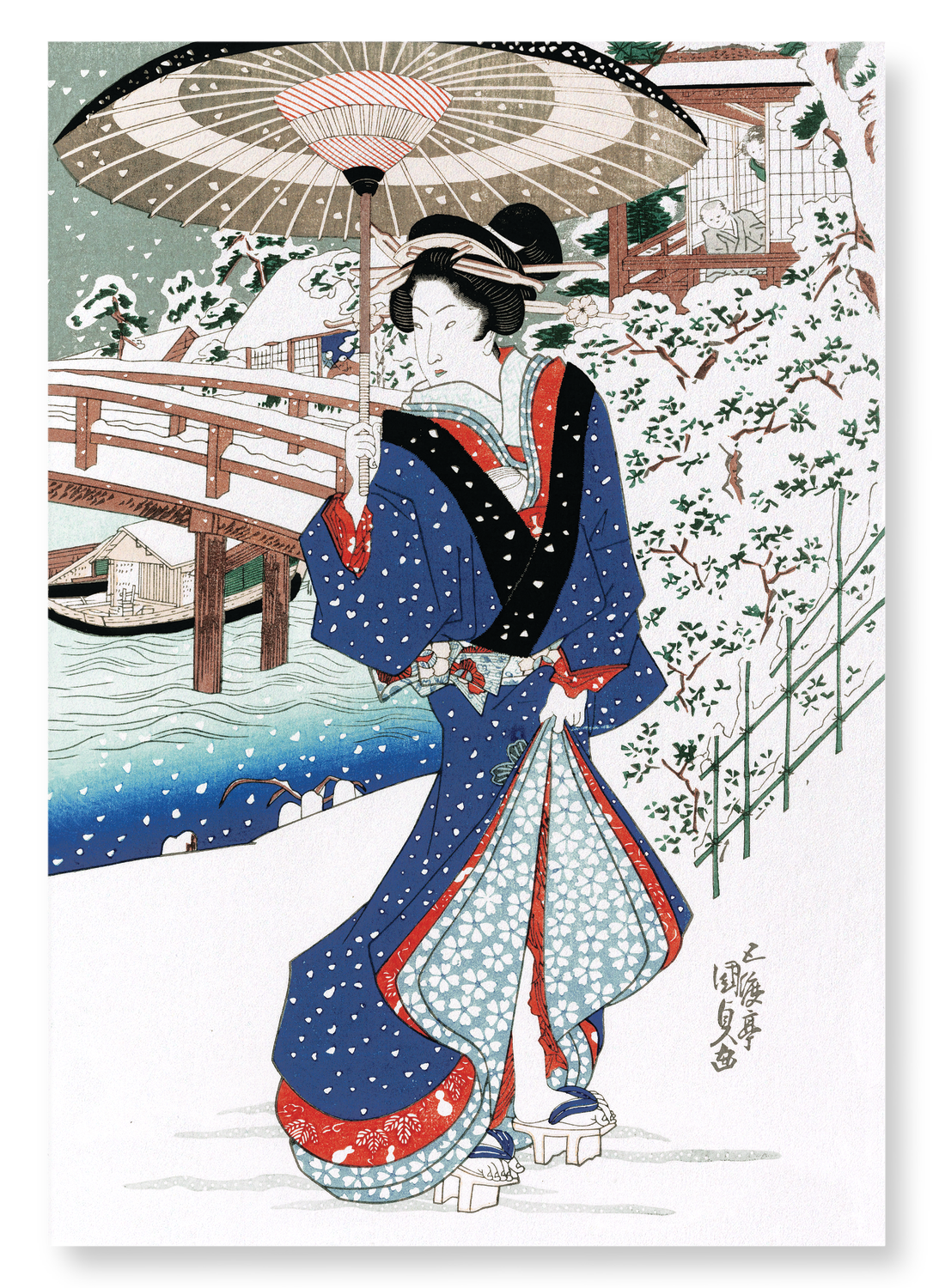 WINTER BEAUTY: Japanese Art Print